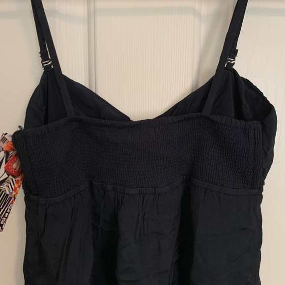 Volcom Spaghetti Strap Black Top Size Small - Picture 7 of 8